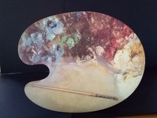 Unusual artists pallette for sale  LEOMINSTER