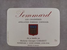 Etiquette bouteille vin d'occasion  Pontarlier