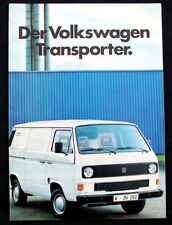 Transporter prospekt 1984 gebraucht kaufen  Vechta
