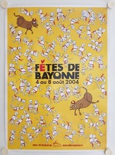 Affiche fêtes bayonne d'occasion  La Courtine