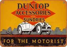 Metal sign dunlop for sale  Minneapolis