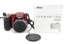 [TOP MINT] Câmera Digital Nikon Coolpix L820 Marrom Vermelha Zoom 30x com Alça Japão comprar usado  Enviando para Brazil