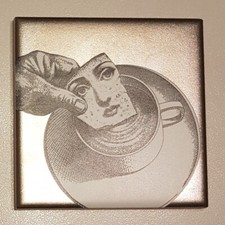 Piastrella fornasetti ceramica usato  Ravenna