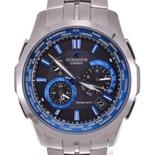 Rádio masculino CASIO Oceanus Manta OCW-S1400-1AJF titânio movido a energia solar I#139564 comprar usado  Enviando para Brazil