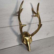 Brass stag antlers for sale  LEEDS