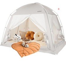 Barracas de cama dossel cama–tenda de sonho de privacidade para dormir interna aconchegante, vermelho claro (B509 comprar usado  Enviando para Brazil