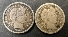 Barber dime 1900 for sale  POOLE