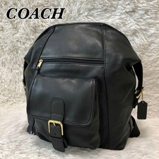 Mochila de Couro Coach Vintage Preta Fabricada nos EUA Unissex Usada comprar usado  Enviando para Brazil