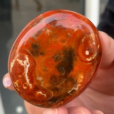 Cristal de ágata vermelha polido natural 78 g Warring States cura comprar usado  Enviando para Brazil