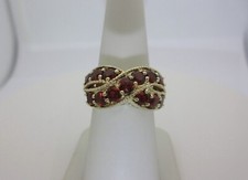 Garnet ring solid for sale  Cheswick
