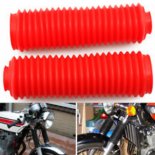 Usado, Kit de capa de poeira borracha amortecedor garfo botas gaiter dianteiro motocicleta vermelho 2 peças comprar usado  Enviando para Brazil