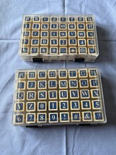 Alphabet numbers rubber for sale  NORTHOLT