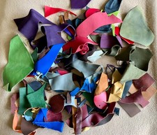 Leather offcuts scraps for sale  UK