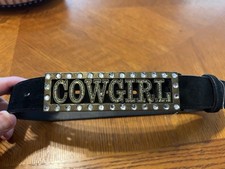 Cinto Absolutely West pequeno com strass Bling fivela de cinto de cowgirl ocidental comprar usado  Enviando para Brazil