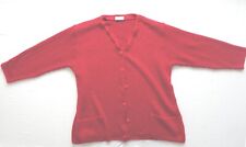 Strickjacke rot knopfleiste gebraucht kaufen  Kempen
