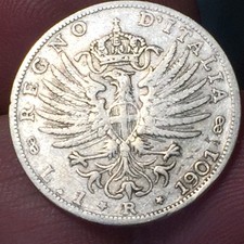 Lira 1901 aquila usato  San Bonifacio