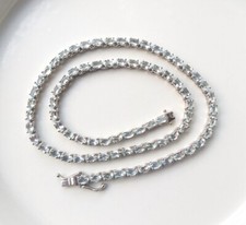 Collana tennis argento usato  Venezia