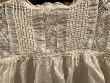 Antique cream silk for sale  HARROGATE