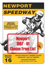 Newport speedway programmes for sale  SOUTHAMPTON