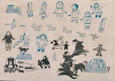 Vintage inuit print for sale  LONDON