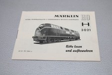 Märklin betriebsanleitung 302 gebraucht kaufen  Rauschenberg