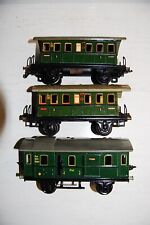 1. Convolute 3 Antiguo Märklin Escala 0 Chapa Pasajero 17270+ Equipaje 17280 segunda mano  Embacar hacia Mexico