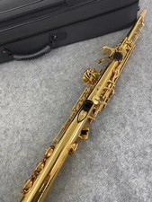 Novo saxofone soprano YSS B-key latão banhado a ouro saxofone profissional --- comprar usado  Enviando para Brazil