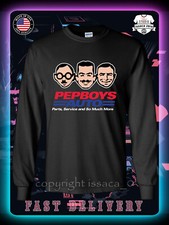 Camiseta masculina manga longa logotipo serviço automático e pneus Pep Boys camiseta americana comprar usado  Enviando para Brazil