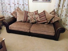 sofa large leather 4 seater for sale sofa large leather 4 seater for sale  BARNSLEY