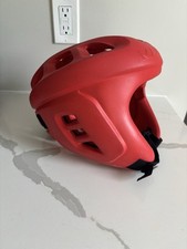 Capacete vermelho Macho Headgear para treinamento de karatê e boxe MMA Taekwondo comprar usado  Enviando para Brazil