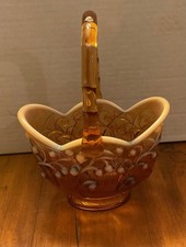 Fenton glass basket for sale  Port Orchard