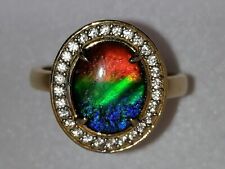 9ct gold ammolite for sale  THORNTON-CLEVELEYS
