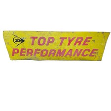 Dunlop sign metal for sale  WELWYN