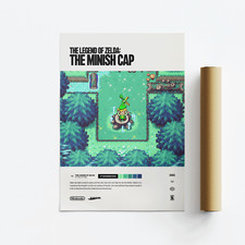 The Legend of Zelda: The Minish Cap (2004) pôster/impressão de arte de videogame comprar usado  Enviando para Brazil