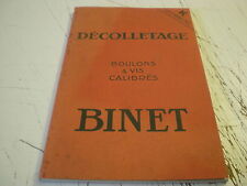 Catalogue binet décolletage d'occasion  Lunéville