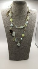 Statement necklace green for sale  LEEDS