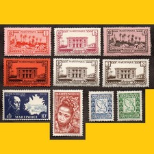 Lot timbres martinique d'occasion  Aix-en-Provence-