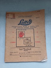 Original lister instruction for sale  ALCESTER