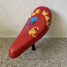 Antigo selim de assento de bicicleta infantil Permaco 218 Pac-Man com poste de assento década de 1980, usado comprar usado  Enviando para Brazil