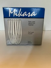 4 Novos Com Adesivos MIKASA Copos de Bola Alta Park Lane Cristal Chumbo Completo 10 Oz Novo Na Caixa comprar usado  Enviando para Brazil