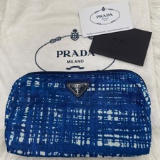Autêntica Bolsa PRADA Logotipo Azul Nylon Excelente Estado com Bolsa de Pó e Cartão comprar usado  Enviando para Brazil