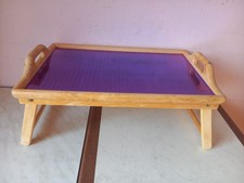 Plateau bleu bois d'occasion  Porcelette