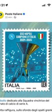 N.4 francobolli calcio usato  Napoli