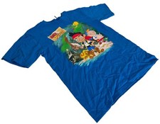 Camisa Disney Youth Jake And The Never Land Pirates azul manga curta tamanho médio, usado comprar usado  Enviando para Brazil