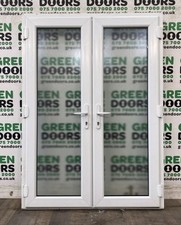 French doors frosted for sale  LUTON