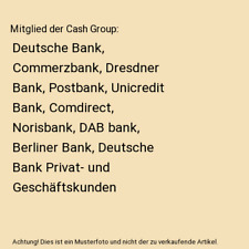 Mitglied cash group gebraucht kaufen  Trebbin