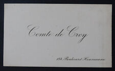Carte visite noblesse d'occasion  Nantes-