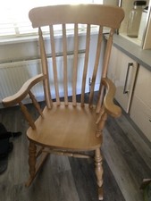 Oak rocking chair for sale  LEICESTER