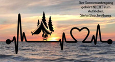 Aufkleber spitzzelt herzschlag gebraucht kaufen  Munster