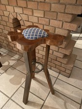 Sgabello artigianale legno usato  Sirolo